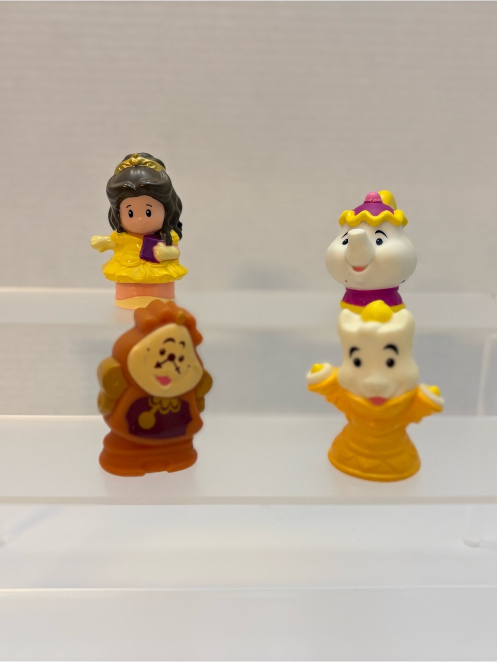 RARE Fisher-Price Little People Disney Princess Belle & Friends COMPLETE SET